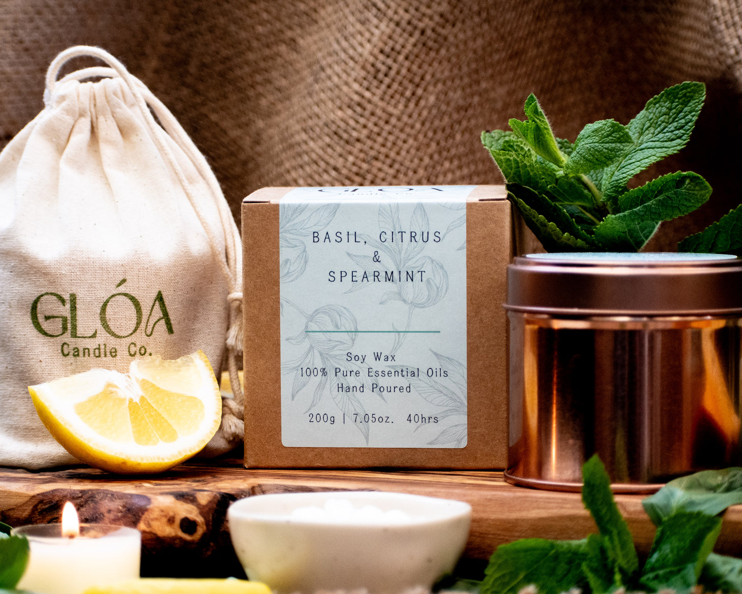 Basil, Citrus & Spearmint | ENERGISING