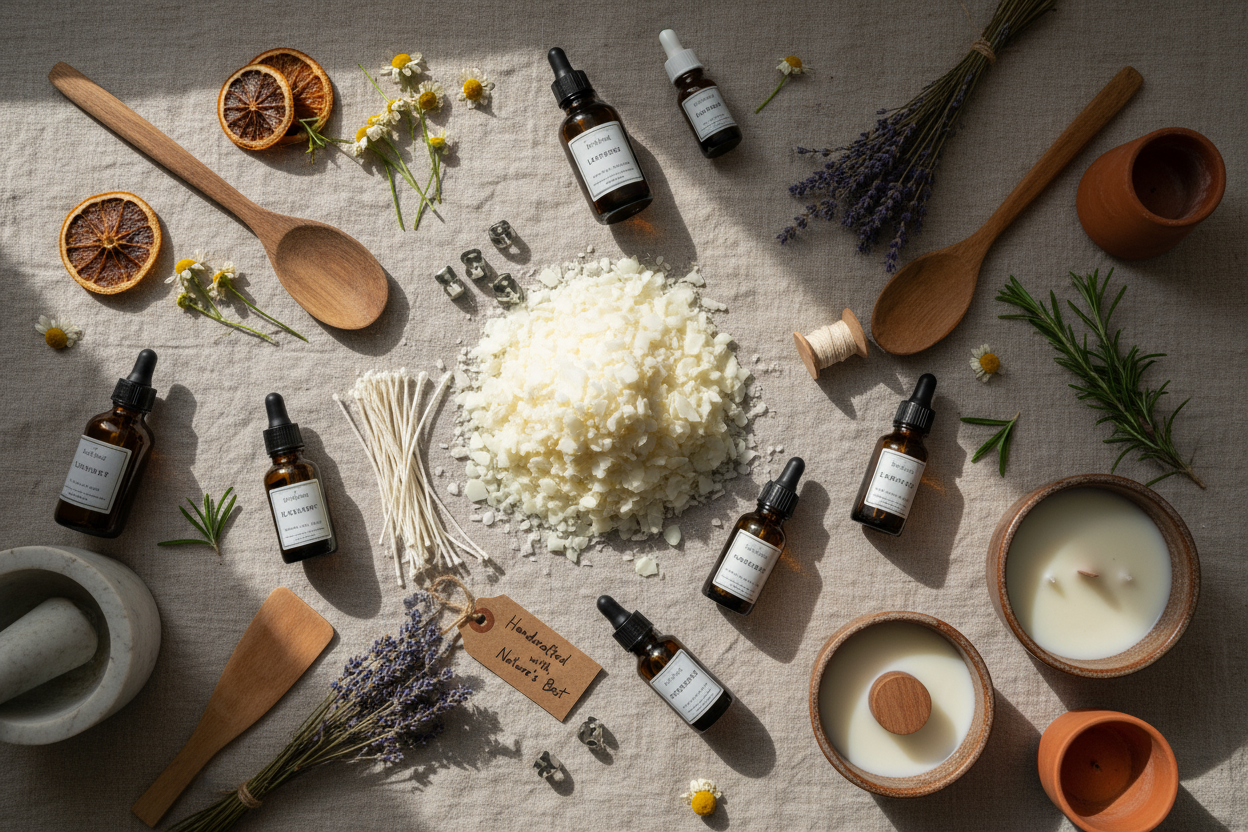 natural organic candle making